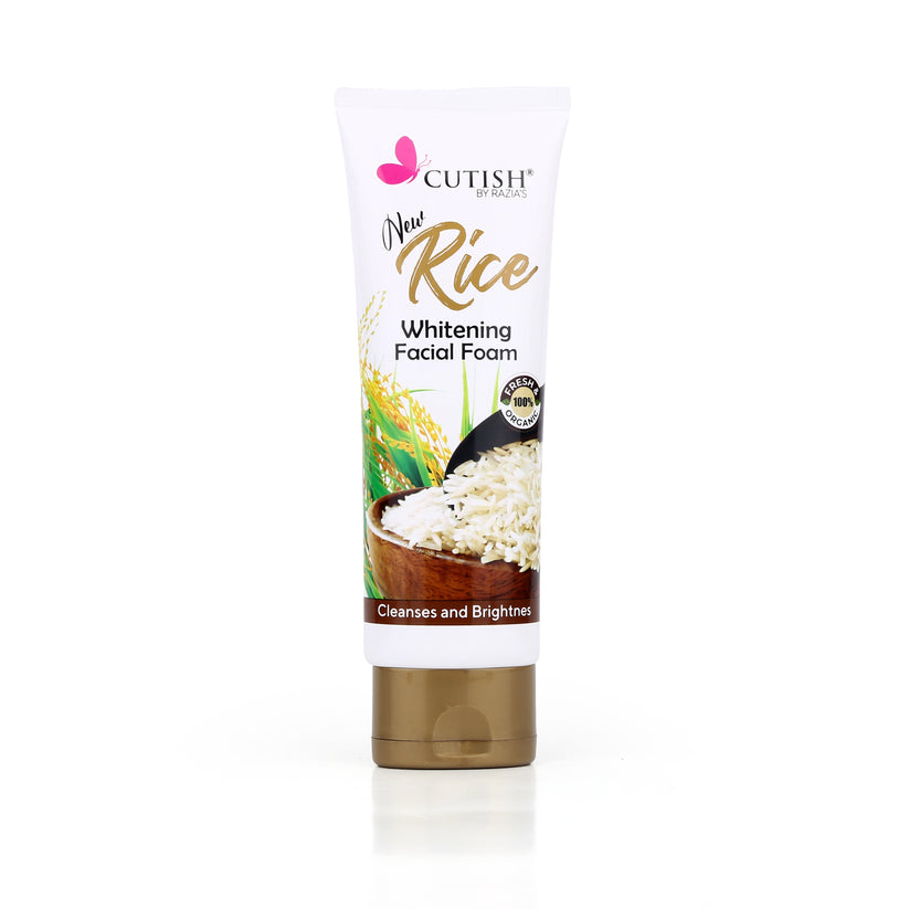 Buy Cutish Rice Whitening Facial Foam in Pakistan