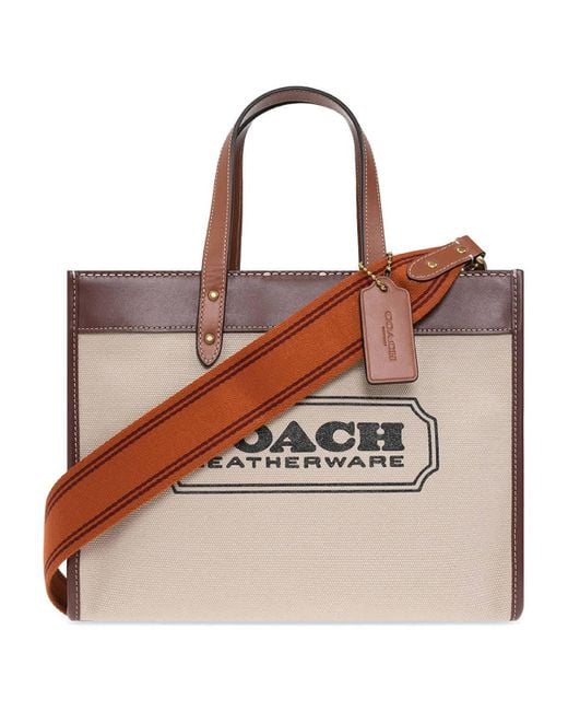 Buy Coach Badge Field Tote 30 Small Bag - Brown in Pakistan