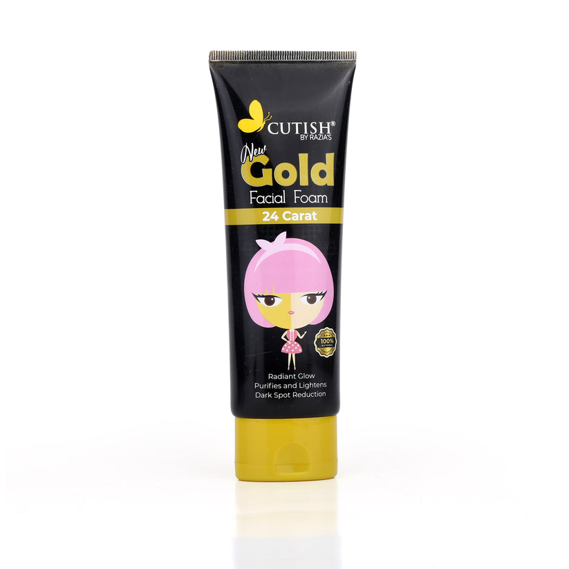 Buy Cutish Gold 24 Carat Facial Foam in Pakistan