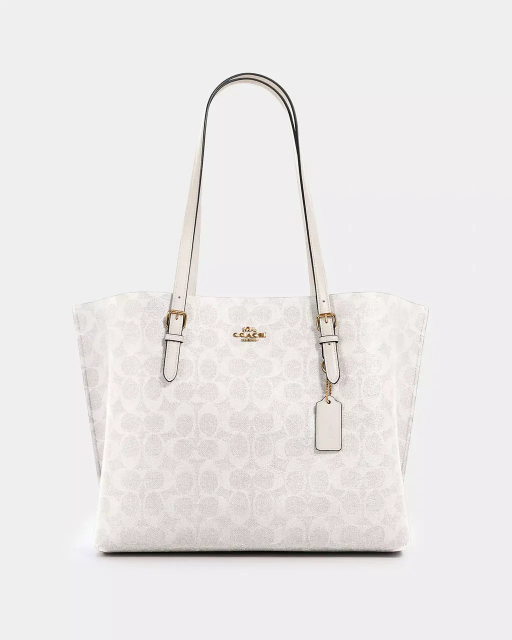Buy Coach Mollie Tote In Signature Canvas In Chalk Small Bag in Pakistan