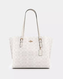 Buy Coach Mollie Tote In Signature Canvas In Chalk Small Bag in Pakistan