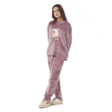 Buy Purple Moon Fleece Pajama Suit in Pakistan