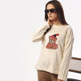 Buy Fleece Long Sleeve Pajama Suit Snow Teddy in Pakistan
