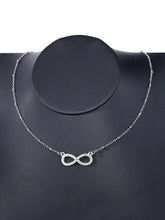Buy Shein Rhinestone Infinity Pendant Necklace in Pakistan