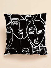 Buy Shein Abstract Figure Graphic Cushion Cover Without Filler in Pakistan