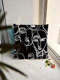 Buy Shein Abstract Figure Graphic Cushion Cover Without Filler in Pakistan