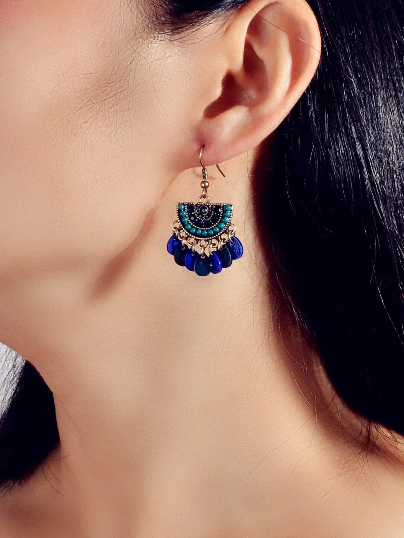 Buy Shein Water Drop Tassel Drop Earrings in Pakistan