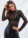 Buy SHEIN BAE Fishnet Sheer Slim Top Without Bra in Pakistan