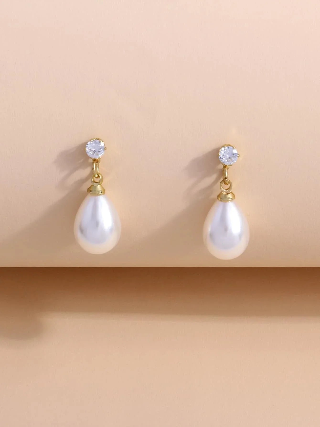 Buy SHEIN Faux Pearl Decor Drop Earrings in Pakistan