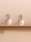 Buy Shein Faux Pearl Decor Drop Earrings in Pakistan