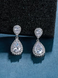 Buy Shein Zircon Decor Water Drop Earrings in Pakistan