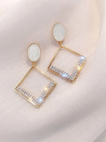 Buy Shein Hollow Out Geo Drop Earrings in Pakistan