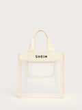 Buy SHEIN Letter Graphic Mesh Tote Bag in Pakistan