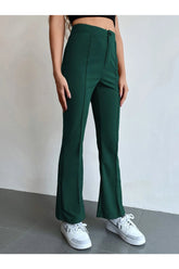 Buy Shein Seam Front High Waist Flare Leg Pants in Pakistan