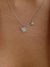 Buy Shein Rhinestone Planet Charm Necklace in Pakistan