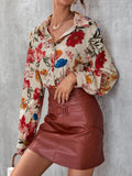 Buy Shein Floral Print Button Front Shirt in Pakistan