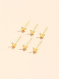 Buy Shein 6pcs Butterfly Shaped Stud Earrings in Pakistan