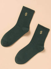 Buy Shein Dollar Pattern Crew Socks in Pakistan
