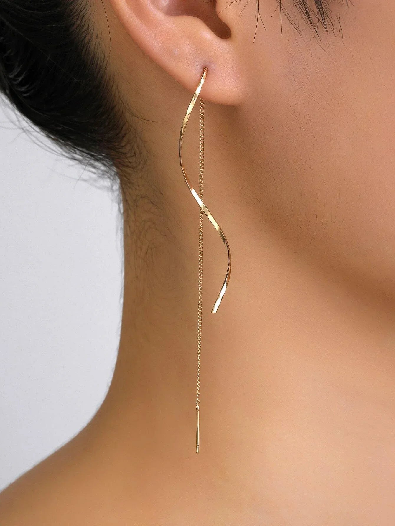 Buy Shein Spiral Drop Earrings in Pakistan