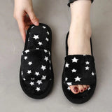 Buy Shein Star Pattern Fluffy Bedroom Slippers in Pakistan