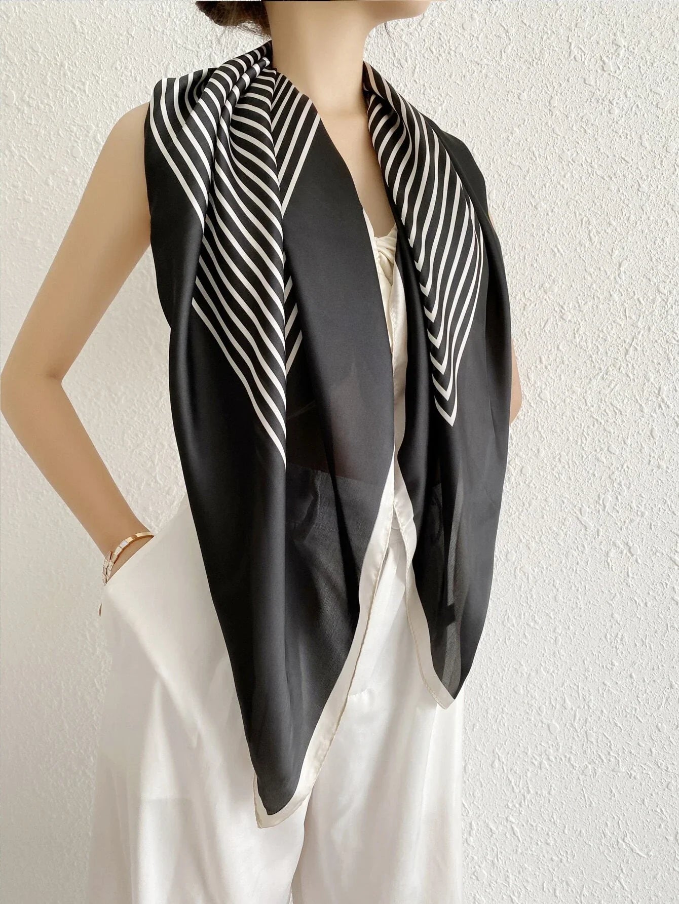 Buy Shein Striped Print Bandana in Pakistan