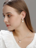 Buy Shein Faux Pearl Decor Drop Earrings in Pakistan
