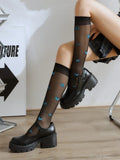 Buy Shein Butterfly Pattern Over The Calf Socks in Pakistan