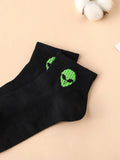 Buy Shein Alien Pattern Anklet Socks in Pakistan
