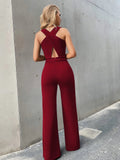 Buy Shein Crisscross Zip Back Jumpsuit in Pakistan