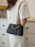 Buy Shein Quilted Detail Chain Square Bag in Pakistan