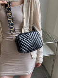 Buy Shein Mini Chevron Detail Square Bag in Pakistan