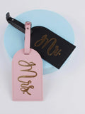 Buy Shein 2pcs Letter Graphic Luggage Tag in Pakistan