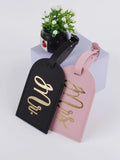 Buy Shein 2pcs Letter Graphic Luggage Tag in Pakistan