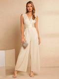 Buy Shein Belle Tie Back Wide Leg Jumpsuit in Pakistan