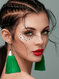 Buy SHEIN 2sheets Rhinestone Face Tattoo Sticker in Pakistan