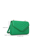 Buy SHEIN Mini Chevron Quilted Flap Square Bag in Pakistan