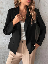 Buy Shein Lapel Neck Single Button Blazer in Pakistan