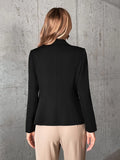 Buy Shein Lapel Neck Single Button Blazer in Pakistan