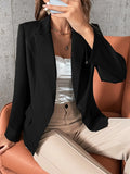 Buy Shein Lapel Neck Single Button Blazer in Pakistan