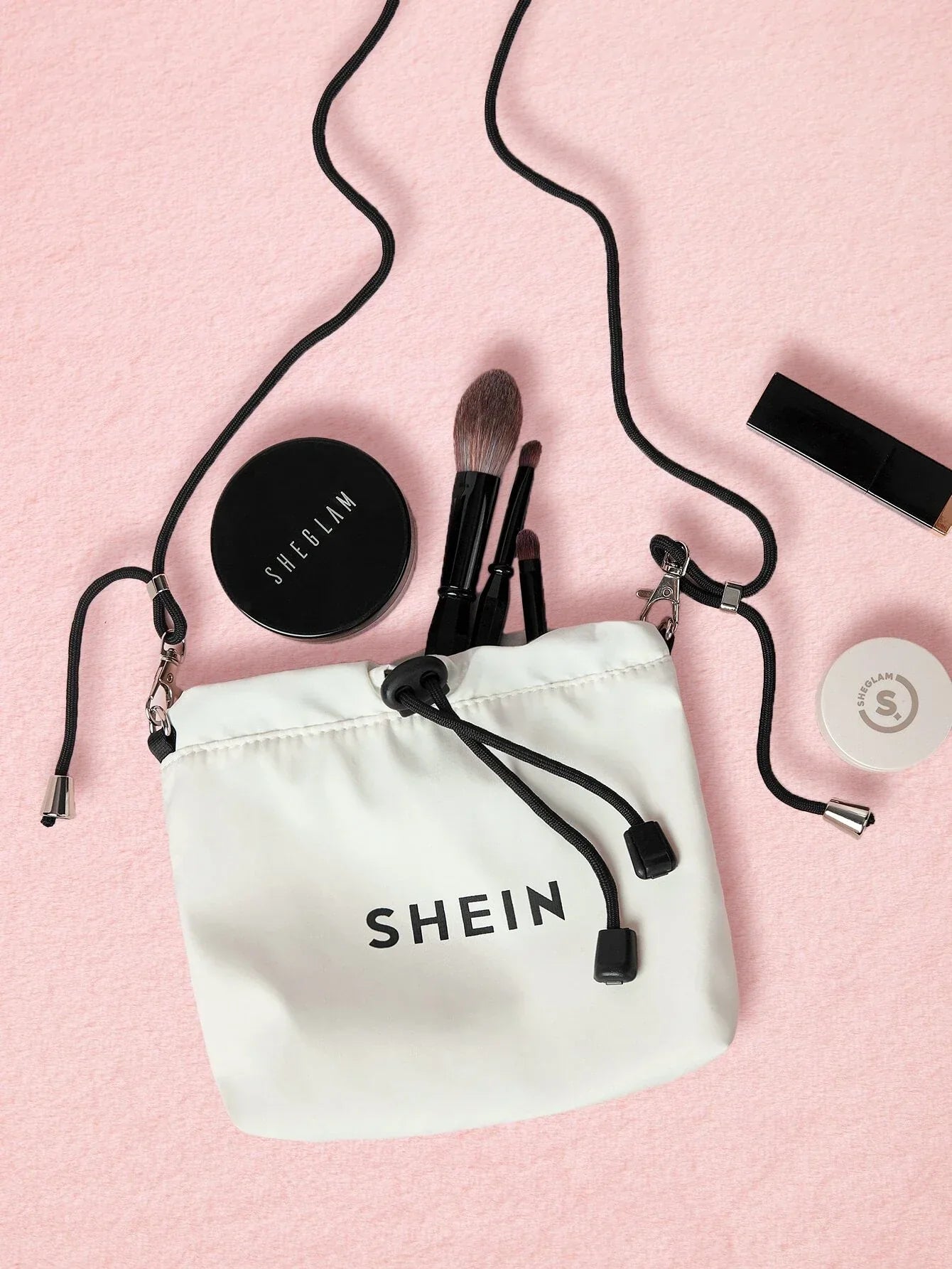 Buy Shein Letter Graphic Drawstring Crossbody Bag in Pakistan