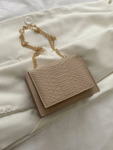 Buy Shein Mini Snakeskin Embossed Chain Square Bag in Pakistan