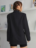 Buy SHEIN Frenchy 1pc Lapel Collar Single Breasted Blazer in Pakistan