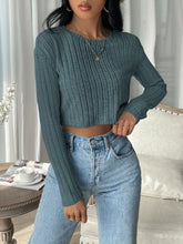 Buy Shein Ezwear Solid Rib Knit Crop Tee in Pakistan