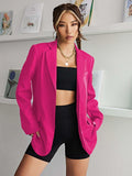 Buy Shein 1pc Lapel Collar Single Breasted Blazer in Pakistan