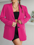 Buy Shein 1pc Lapel Collar Single Breasted Blazer in Pakistan