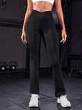 Buy SHEIN Flare Leg Split Hem Sports Pants in Pakistan