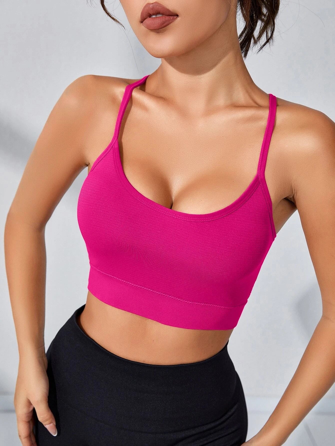 Buy Shein Crisscross Back Sports Bra in Pakistan