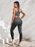 Buy SHEIN Racer Back Scrunch Butt Sports Set in Pakistan