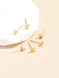 Buy Shein 3pairs Butterfly Stud Earrings in Pakistan
