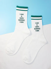 Buy Shein Men Slogan Graphic Crew Socks in Pakistan